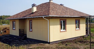 Одноэтажный дом из панелей под ключ в Минусинске - Строй-Мнс от 133666 рублей